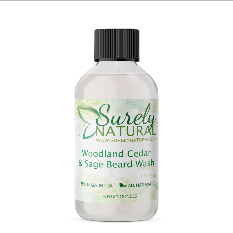 Natural Beard Wash - Woodland Cedar and Sage